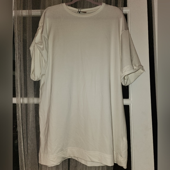 zara t shirt dress Neon Dress- Size L Zara | Dresses | Nwt
